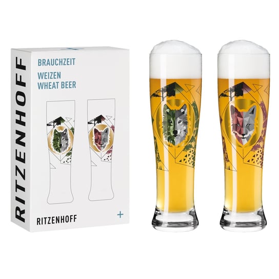 Zestaw 2 szklanek do piwa Ritzenhoff Brauchzeit, Sonja Eikler CarPro