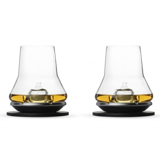 Zestaw 2 szklanek do whisky 380 ml z chłodzącą podstawą, Peugeot Inna marka