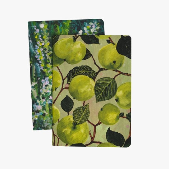 Zestaw 2 zeszytów w kropki - Apple Tree & Garden (A5), 120 gsm Inna marka