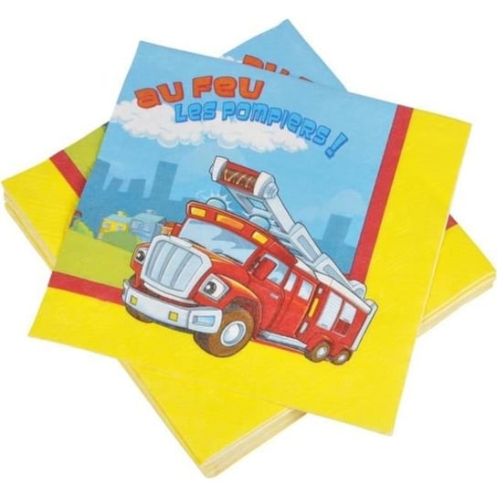 Zestaw 20 serwetek papierowych strażaków Inna marka