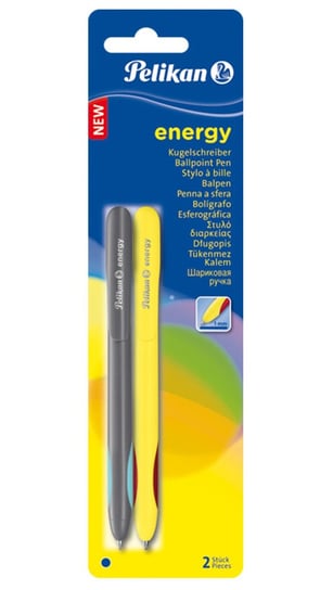 Zestaw 2szt długopis Energy K21 1mm niebie PELIKAN Pelikan