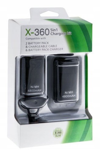 Zestaw 2X Bateria Do Pada Xbox 360 Kabel Ładowarka  Z267 Inny producent