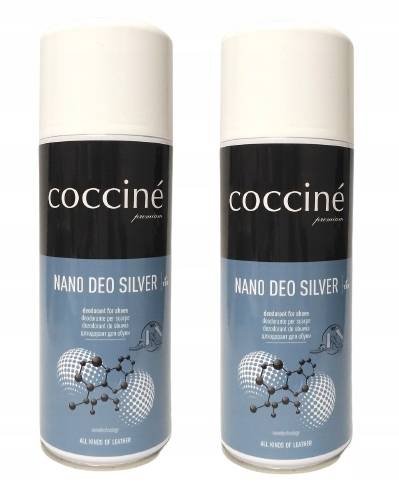 Zestaw 2x coccine dezodorant nano deo silver 400 ml Coccine