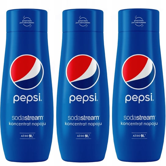 Zestaw 3 koncentratów SodaStream 3x Pepsi SodaStream