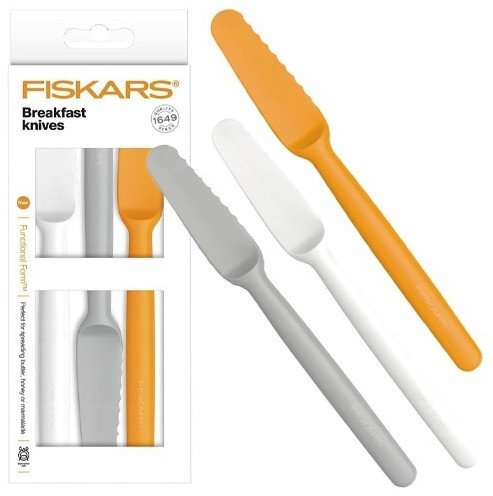 Zestaw 3 noży do smarowania Functional Form FISKARS Fiskars