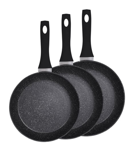ZESTAW 3 PATELNI ALIMINIOWYCH MGH LUKA 20/24/28CM MG Home