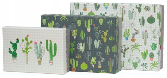 Zestaw 3 pudełek Goldbuch Cactus Box na prezent Inna marka