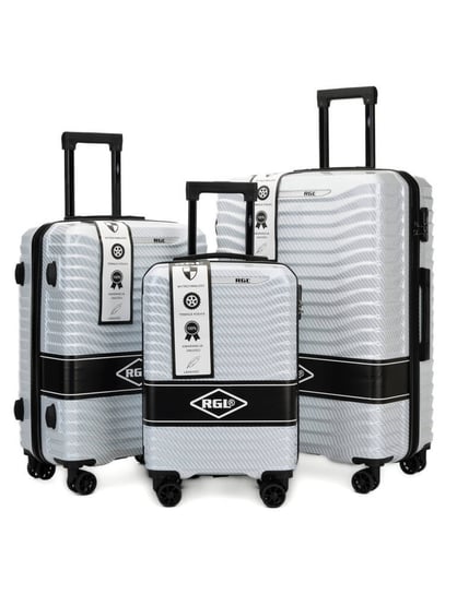 Zestaw 3 walizek KEMER RGL PC1 Biały Inna marka