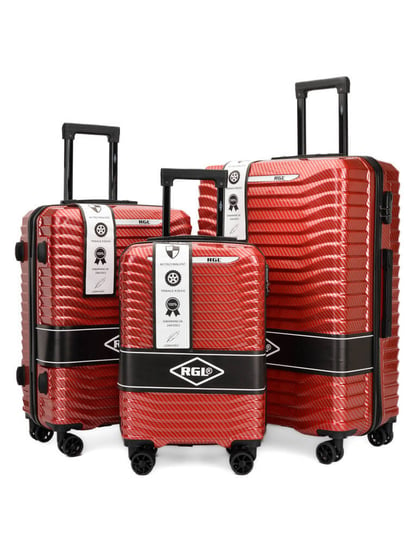 Zestaw 3 walizek KEMER RGL PC1 Czerwony Inna marka