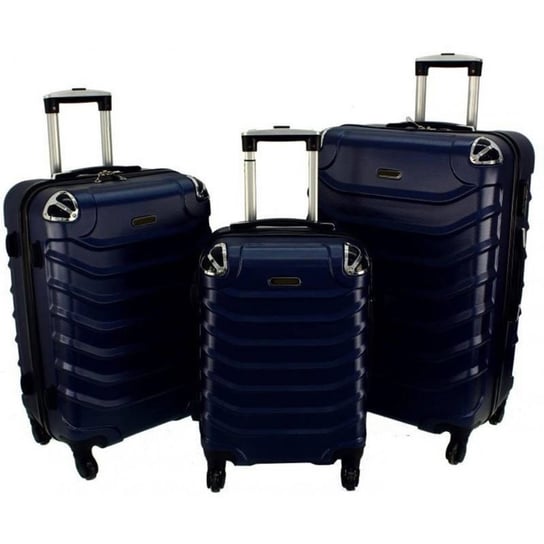 Zestaw 3 walizek PELLUCCI RGL 730 Granatowy Inna marka