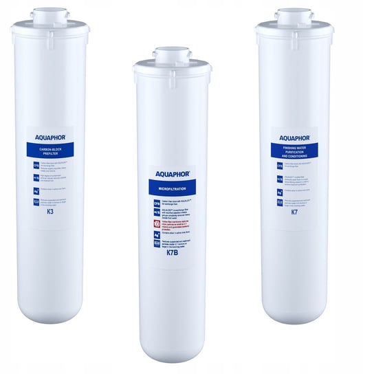 Zestaw 3 wkładów filtrujących Aquaphor K3, K7B, K7 AQUAPHOR