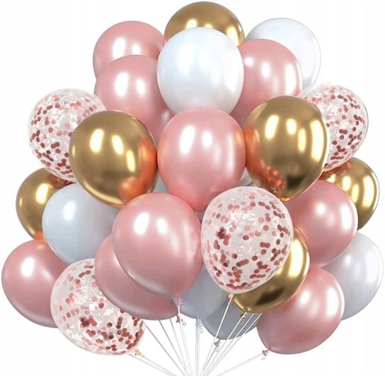 Zestaw 30Szt Balonów Urodziny Konfetti Wesele Ślub Edibazzar