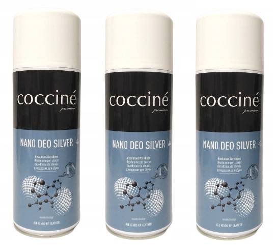 Zestaw 3x coccine dezodorant nano deo silver 400 ml Coccine