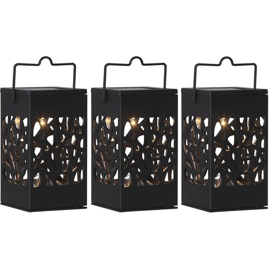 Zestaw 3x lampion solarny ogrodowy LED IZOLA STAR TRADING