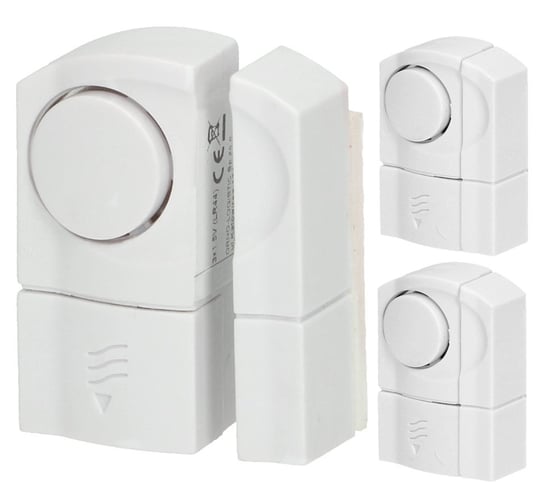 Zestaw 3x Mini Alarm na Okno na Drzwi na Baterie ORNO