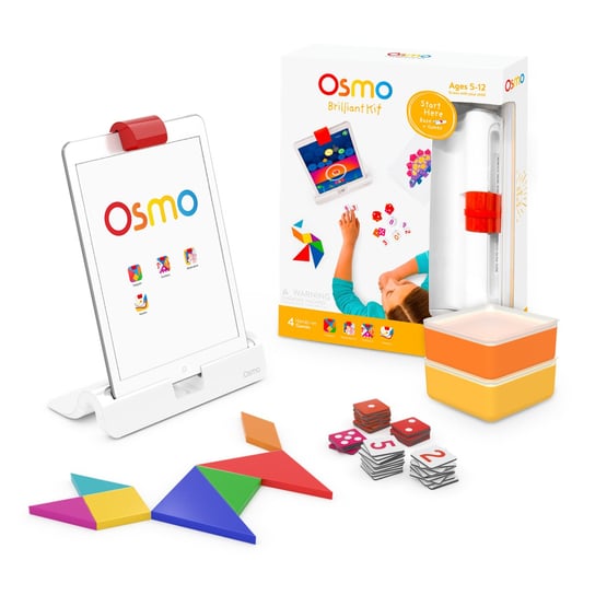 Zestaw 4 gier oraz reflektor z podstawką do Apple iPad OSMO Brilliant Kit Osmo