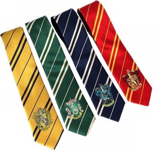 Zestaw 4 Krawatów Harry Potter Gryfindor Hogwart Kostium Hermiona,Hopki Hopki