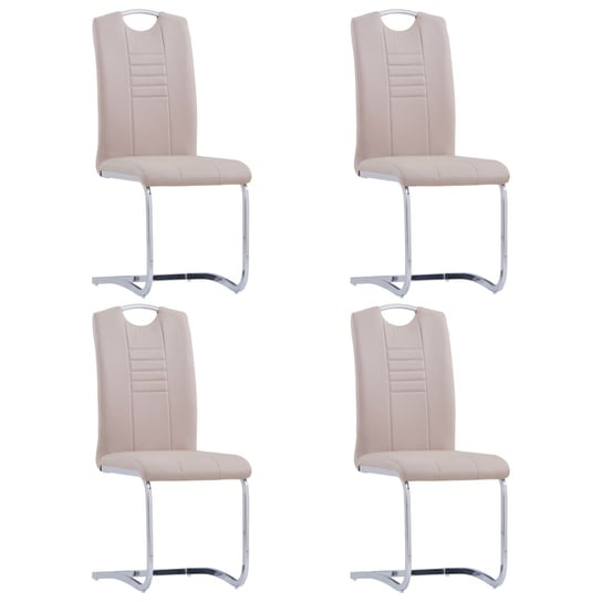 Zestaw 4 krzeseł stołowych, cappuccino, 42x52x100  / AAALOE Inna marka