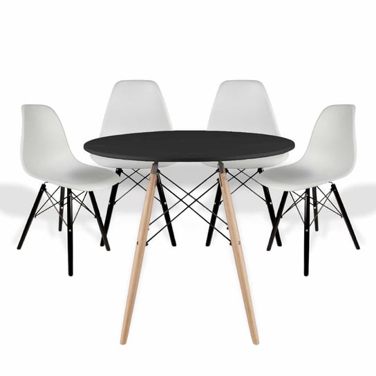 Zestaw 4 krzesła Tulip + stół Marek BEGRYF