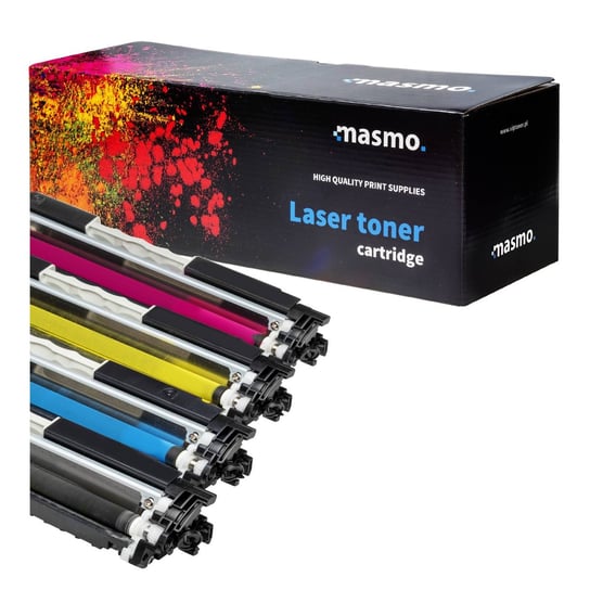 Zestaw 4X Toner Masmo Do Hp Ce310-Ce313A Xl Laserjet Cp1025 Cp1025Nw Mfp M175A M175Nw Cmyk Zamienniki (05) HP