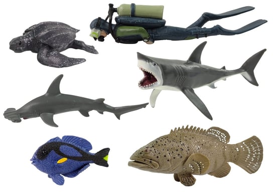 Zestaw 6 Figurek Zwierzęta Mor Lean Toys