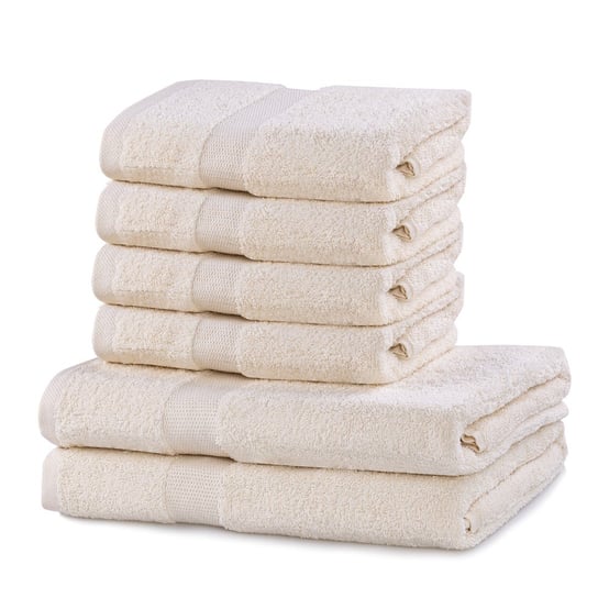 Zestaw 6 ręczników Marina kremowy DecoKing DecoKing