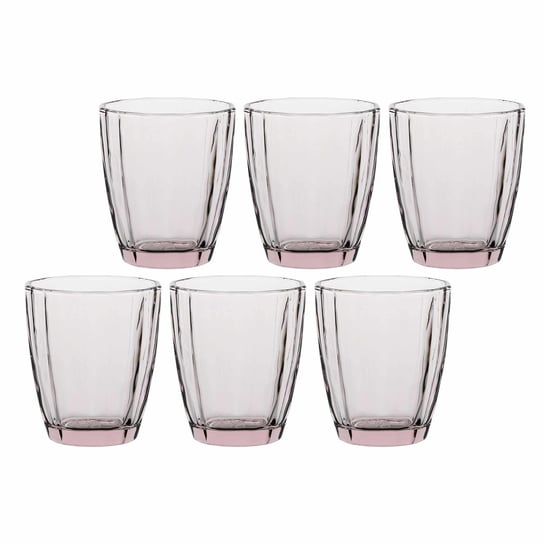 Zestaw 6 szklanek Amami - Jasnoróżowy, 320 ml Rose&Tulipani