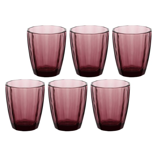 Zestaw 6 szklanek Amami - Purpurowy, 320 ml Rose&Tulipani