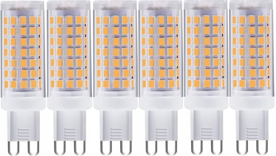 Zestaw 6 szt Żarówka LED G9 10W 1000lm odpowiednik 90W 230V 360° światło neutralne 4000K Savineo