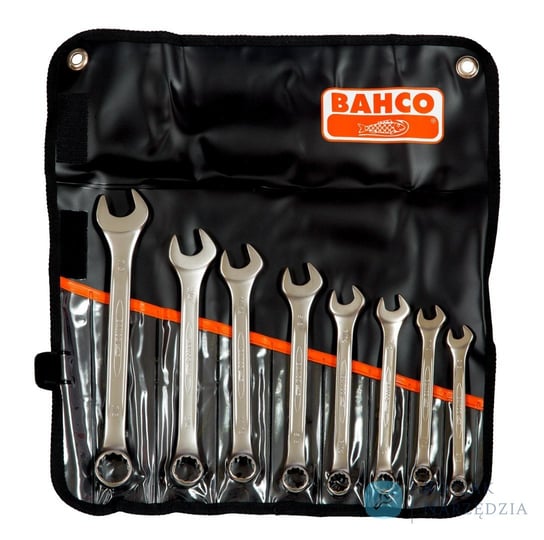 Zestaw 8 kluczy płasko-oczkowych odsadzonych BAHCO Roszak Narzędzia BAHCO
