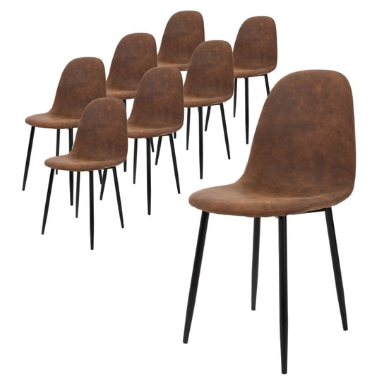 Zestaw 8 Krzeseł Do Jadalni Krzesło Do Salonu Krzesło Do Kuchni Krzesło Remb ML-DESIGN