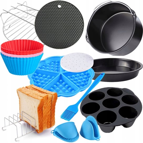 ZESTAW AKCESORIÓW DO FRYTOWNICY 20+100SZT 7" /18CM/ Zilan