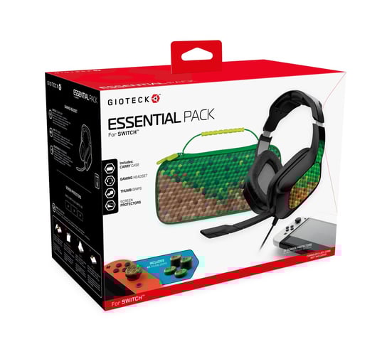 Zestaw akcesoriów GIOTECK Essential Pack do Nintendo Switch Gioteck