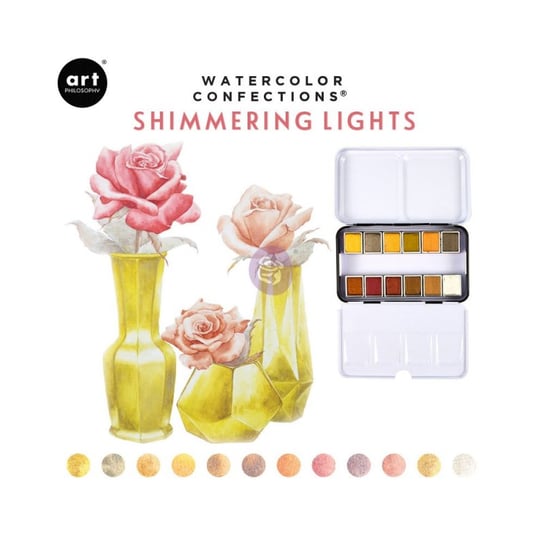 Zestaw akwareli Prima Marketing - Watercolor Confections - SHIMMERING LIGHTS Prima Marketing