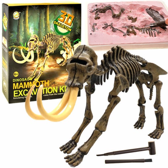 Zestaw archeologiczny dla małego odkrywcy, szkielet Mamuta do samodzielnego zrobienia Inna marka
