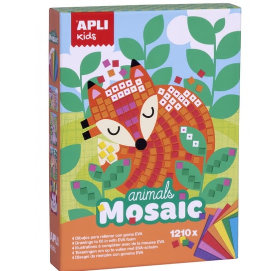 Zestaw artystyczny Apli Kids mozaika - Zwierzęta APLI Kids