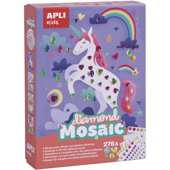 Zestaw artystyczny diamentowa mozaika Apli Kids APLI Kids