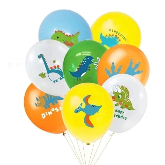 Zestaw Balonów Balon Dinozaur Urodziny 8 Szt,Hopki Hopki