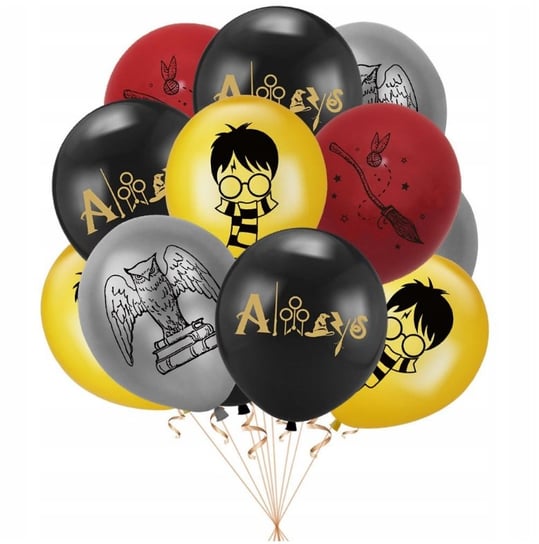 Zestaw Balonów Balon Harry Potter Urodziny 12 Szt Hopki