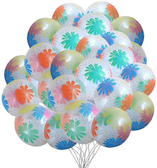 Zestaw Balonów Balon Kwiaty Urodziny 25 Szt Hopki