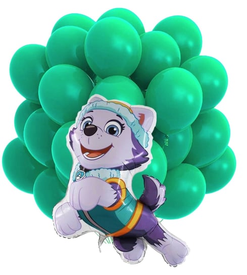 Zestaw balonów Everest Psi Patrol Balony z Bajki na urodziny Morskie Hel inna (Inny)