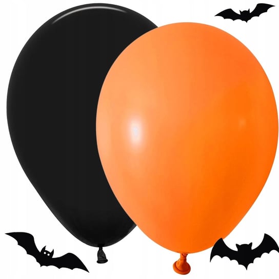 Zestaw Balonów Halloween Czarne Pomarańczowe 20Szt VERK GROUP