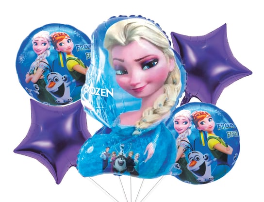 Zestaw balonów Kraina Lodu,  Elsa, 5 el. Party spot