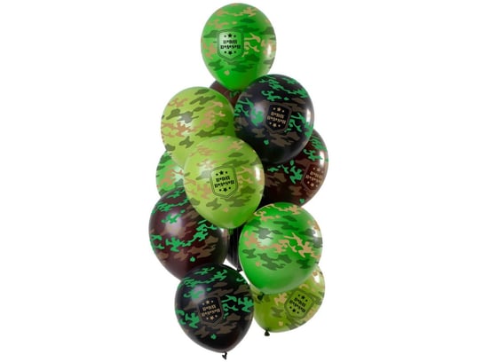 Zestaw balonów lateksowych Moro Happy Birthday - 30 cm - 12 szt. Folat