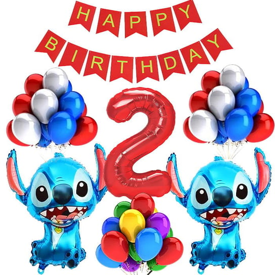 Zestaw Balonów Na 2 Urodziny Lilo & Stitch 49Szt Inna marka