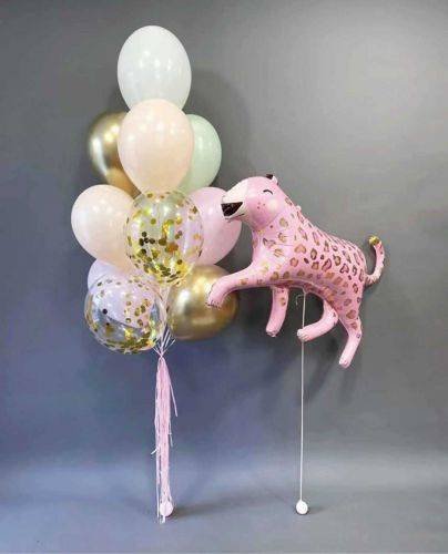 Zestaw balonów pantera + balony lateksowe Inna marka