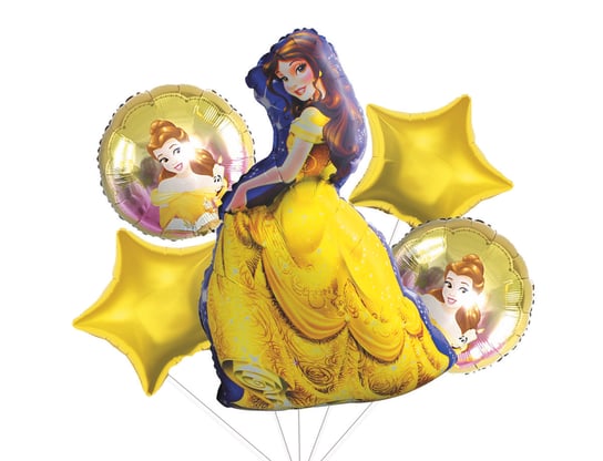 Zestaw balonów Piękna i Besta, Bella, 5 el. Party spot