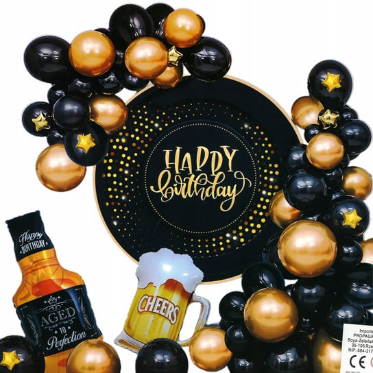 Zestaw Balonów Urodzinowych Urodziny Whisky Okazje Inna marka