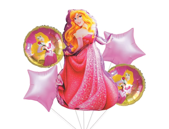 Zestaw balonów z bajki Śpiąca Królewna, 5 el. Party spot