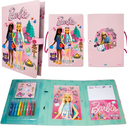 Zestaw Barbie Notes podróżny Odważni Odkrywcy+ akcesoria ODS
